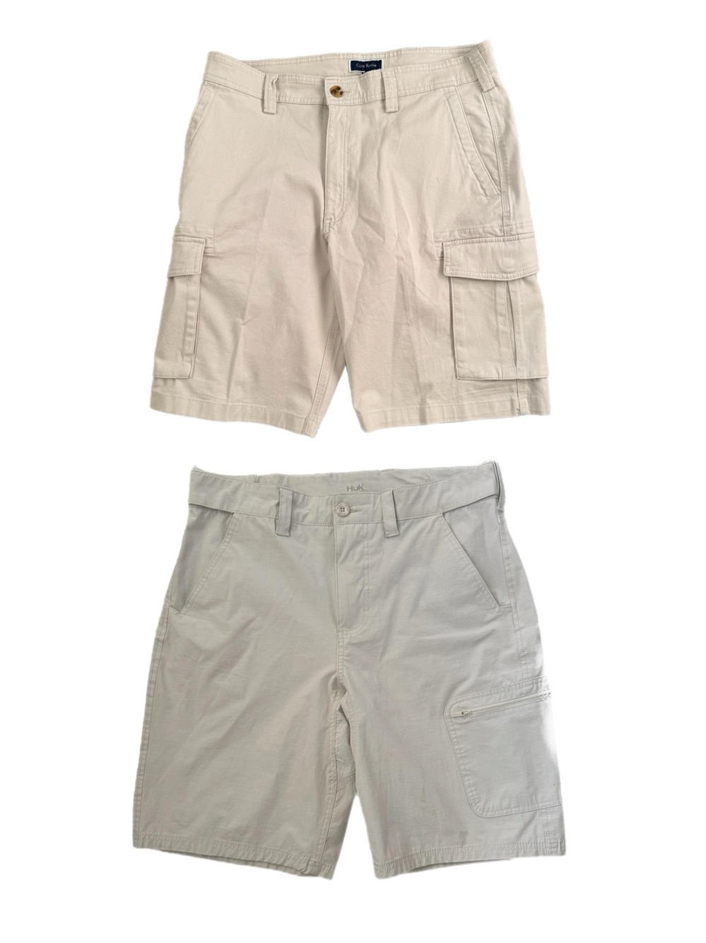 Bundle Of 2 Pairs Of Shorts Cargo Pockets Casual Men’s